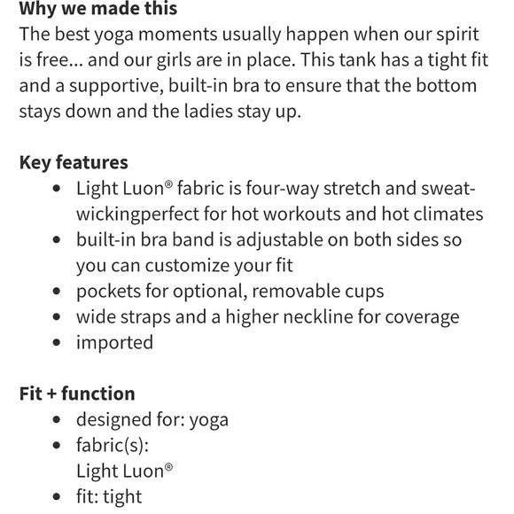 Lululemon Amala Tank size 6 - Picture 2 of 8